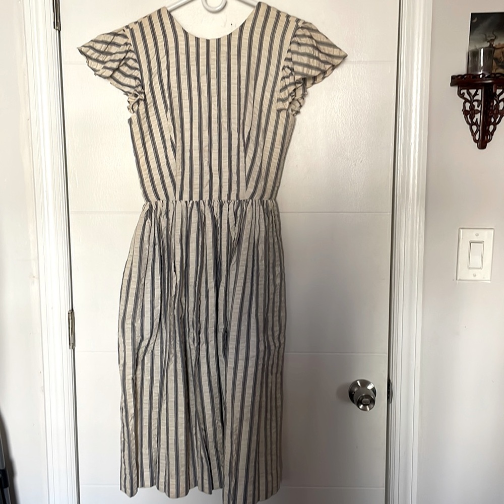 Vintage striped summer dress
